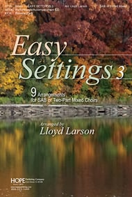 Easy Settings 3 SAB Choral Score cover Thumbnail